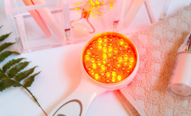 reVive Light Therapy Clinical Anti-Aging and Wrinkle Reduction device on bathroom counter