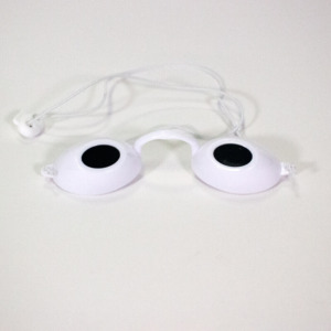 goggles on white background