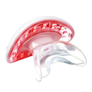 Lip Care Oval mouth piece with lights on