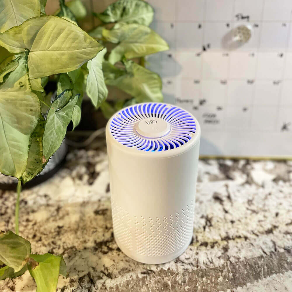 Vio Personal Air Purifier on countertop