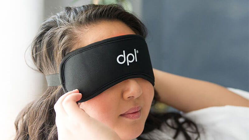 dpl Eye Mask on woman