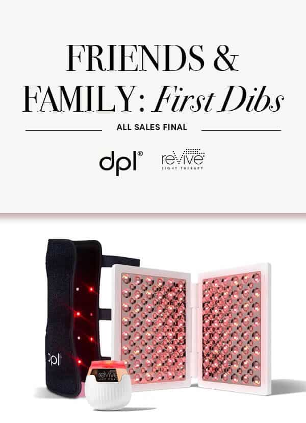 friends and family first dibs, all sales final