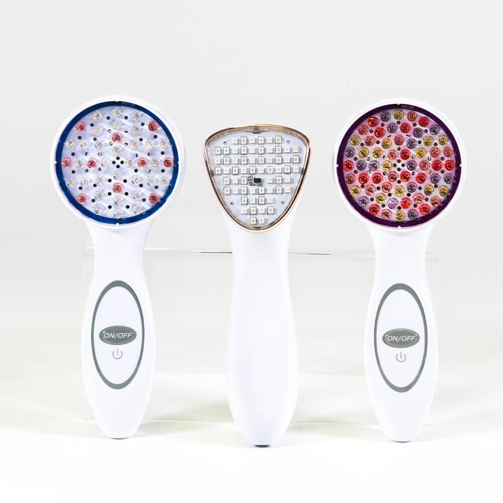 group of clinical led light therapy devices